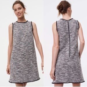 LOFT Tweed Shift Dress